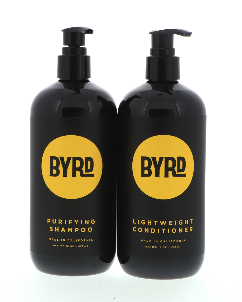 BYRD PURIFYING SHAMPOO & LIGHTWEIGHT CONDITIONER 16OZ.