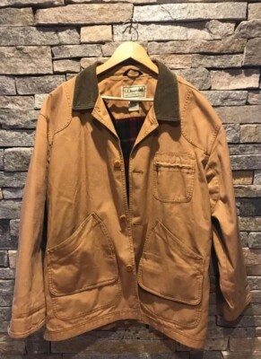 L.L. Bean Men s Field Coat Barn Jacket XL Brown