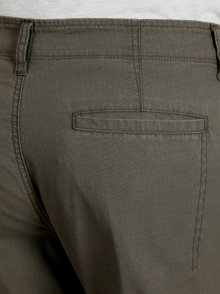 Men's Wrangler Relaxed Fit Cargo Pants w/ Stretch Olive Drab Green CHOOSE SIZE