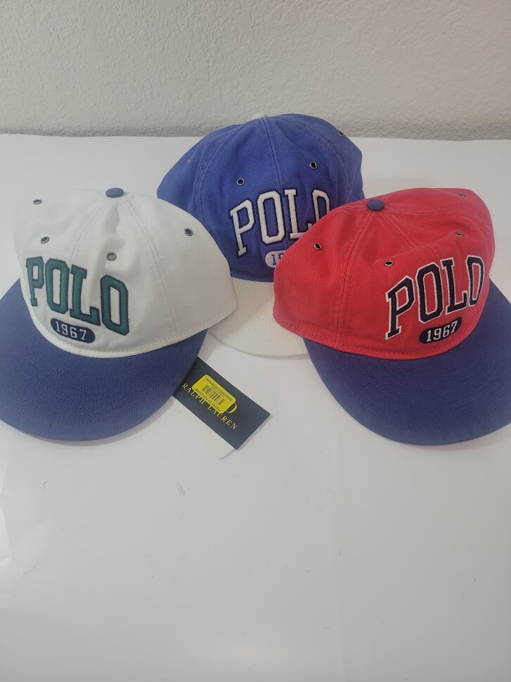 Polo by Ralph Lauren ホワイトキャップ 1967刺繍 POLO RALPH LAUREN（ポロ ラルフ ローレン）の「ロゴ コットン
