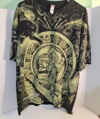 Puerto Aventuras Mexico All Over Print Aztec- Men's XL