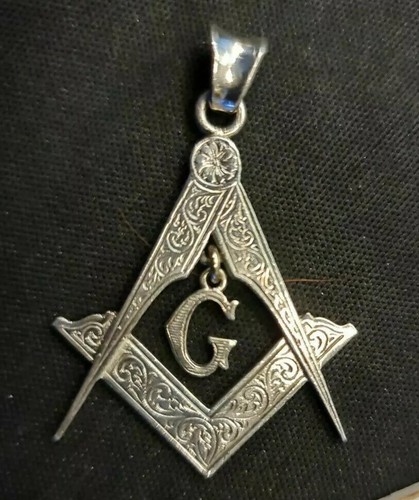 Freimaurer Anhänger 925 Silber