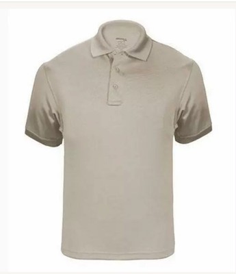 NEW Elbeco Duty Plus Officer Guard Uniform Shirt Tan Short Sleeve Size 38