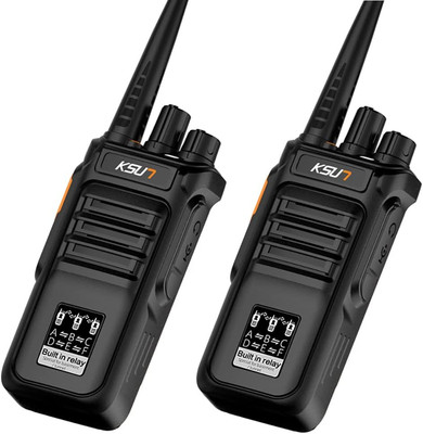 Long Range Walkie Talkie 100 Mile Two Way Radio Charge Headset Waterproof 2 PACK