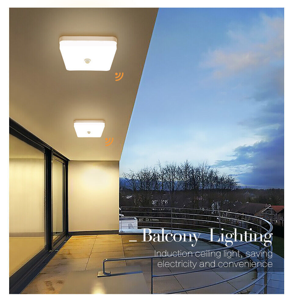 TRUYOK LED Deckenleuchte Mit Bewegungsmelder - 30W, 6000K Kaltweiß