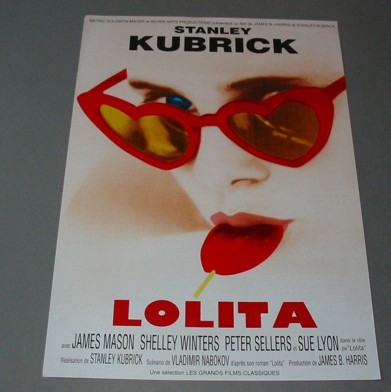 Lolita  (Affichette Sypnosis)  Stanley Kubrick / James Mason / Sue Lyon