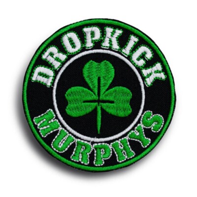 Dropkick Murphys Patch | 3 Three Leaf Clover American Celtic Punk Band Logo