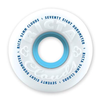 Ricta Cloud Ride Wheels, White, 52mm/78a