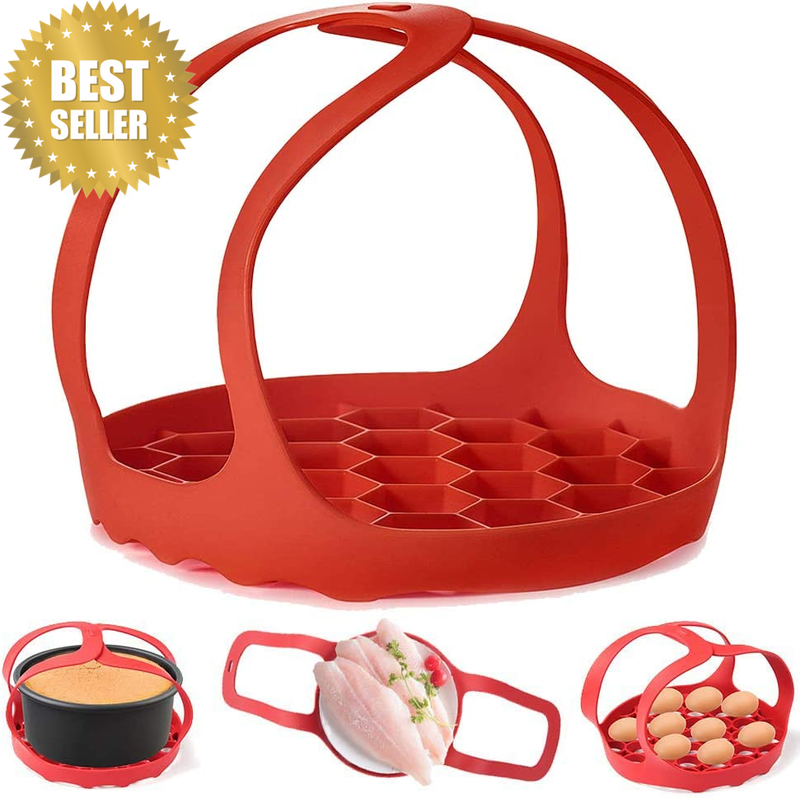 Pressure Cooker Sling，Silicone Bakeware Sling for Instant Pot 6 Qt/8 Qt Anti-Sca