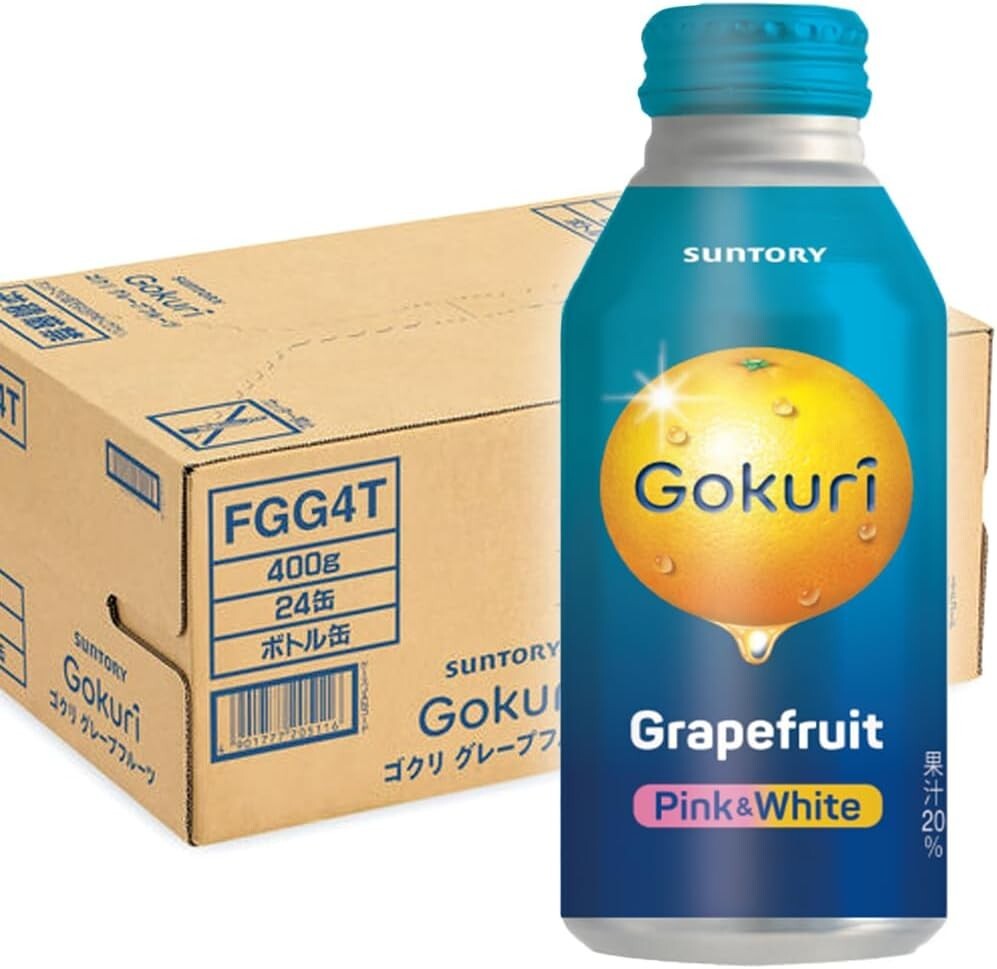 Gokuri Grapefruit suntory ゴクリ Amazon.com : japanese Suntory Gokuri Grapefruit - 13.5 fl.oz