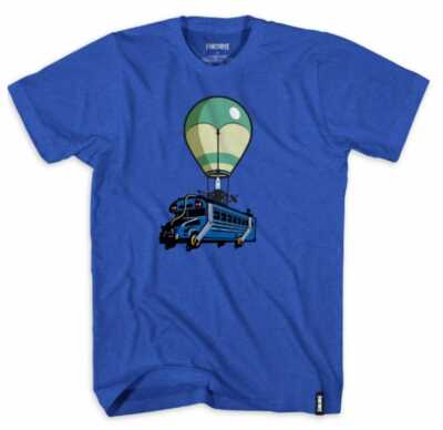 Fortnite Big Boys Short Sleeve Tee, Size L (10/12) Color Blue (LOC TUB G-10)
