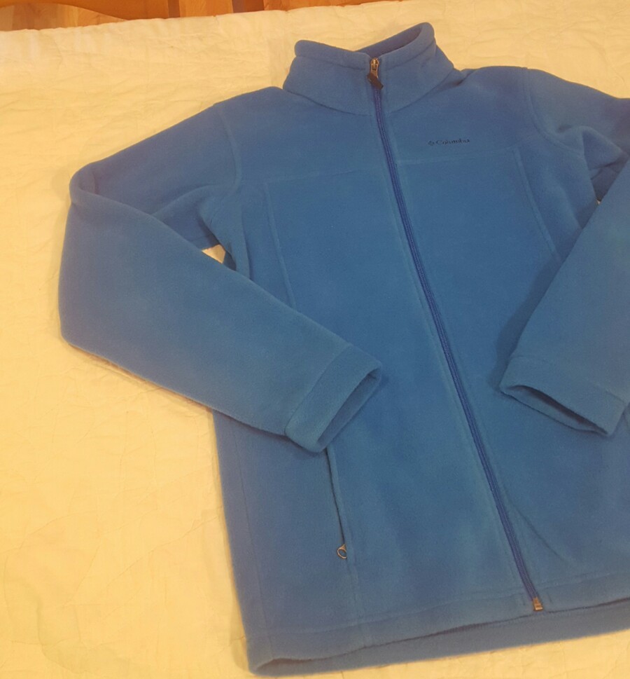 Columbia Full Zipper Fleece Jacket Coat Youth XL (18-20) Woman's Small