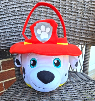Paw Patrol Marshall Plush Kids Halloween Basket Trick or Treat Easter Hunt EUC