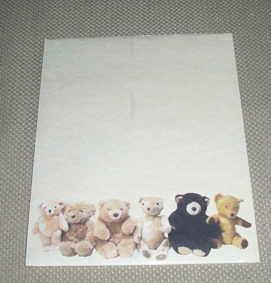 Geopaper Desktop Papers 25 Letter Size Computer Stationary GeoTeddy Bears