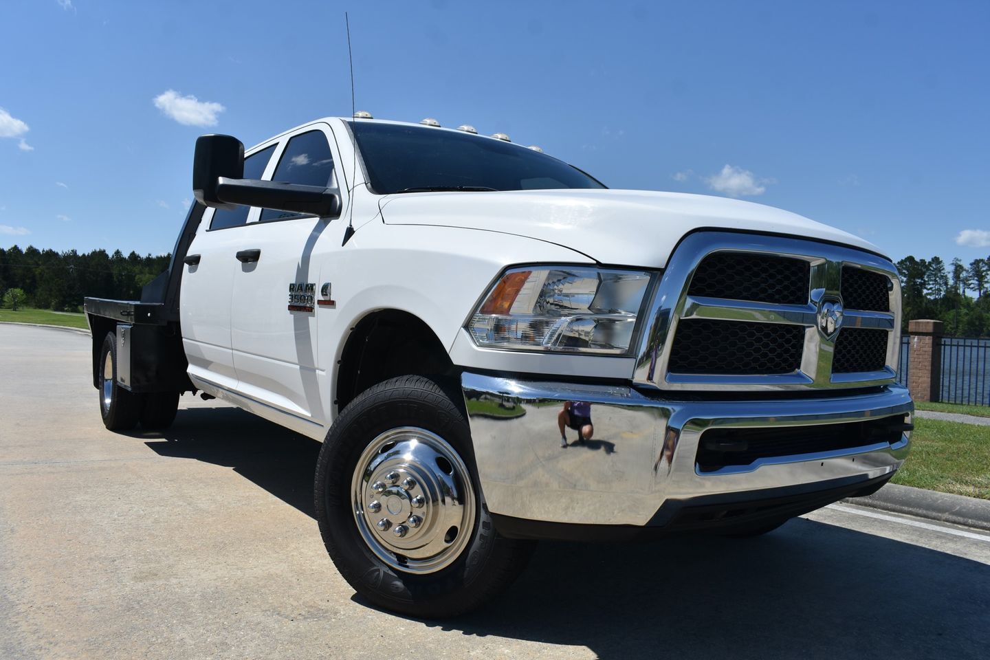 2018 Ram 3500 Tradesman 138977 Miles White Pickup Truck 6 Automatic