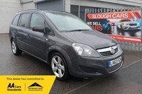 2013 Vauxhall Zafira 1.6i [115] Exclusiv 5dr MPV Petrol Manual