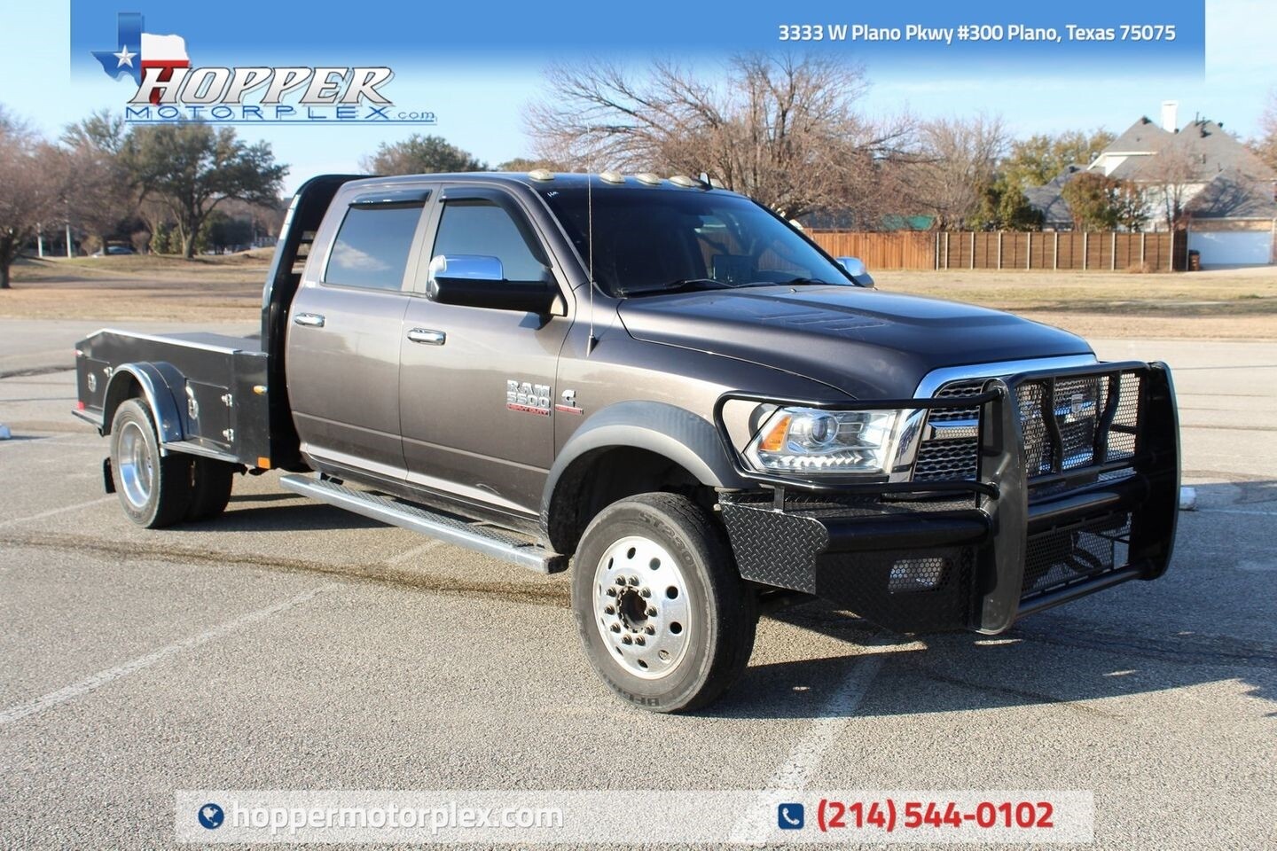 2016 Ram 5500hd Laramie Custom Flatbed 84089 Miles Granite Crystal