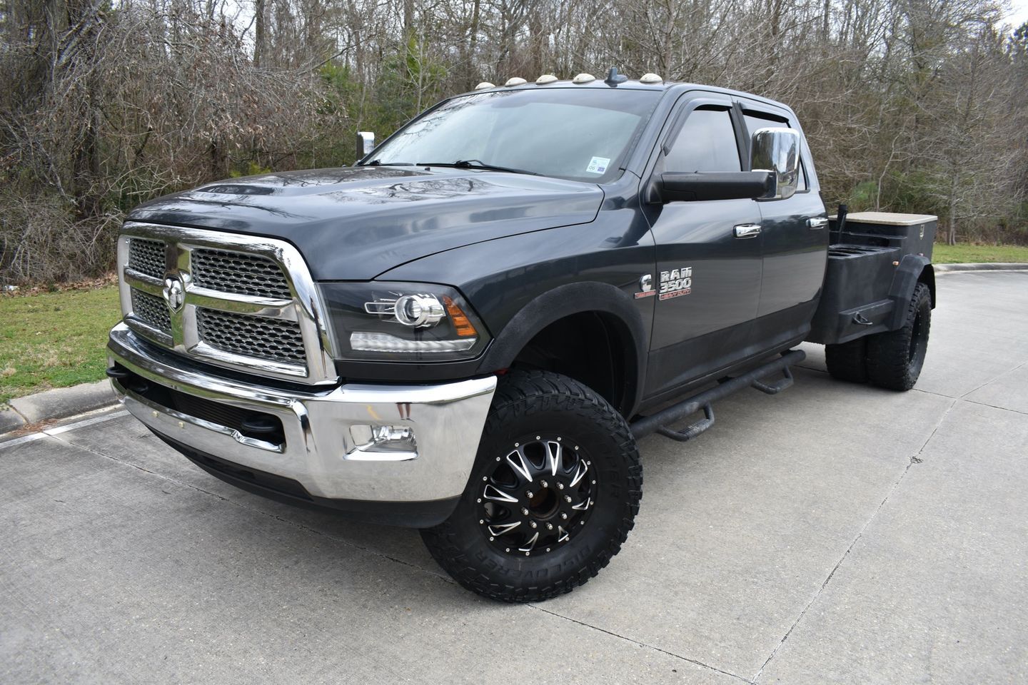 Owner 2014 Ram 3500 Laramie 142364 Miles Gray Pickup Truck 6 Automatic