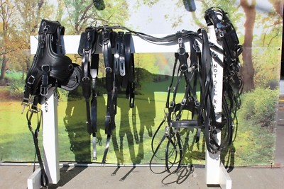 TEAM SET USA Made Sport Harness with Euro Brollar Collar ALL SIZES for 2 horses