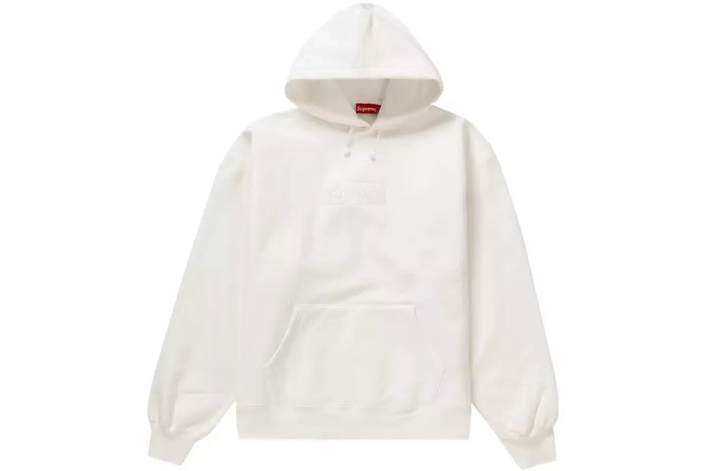 Supreme Box Logo Hooded Sweatshirt White (FW23) - Size