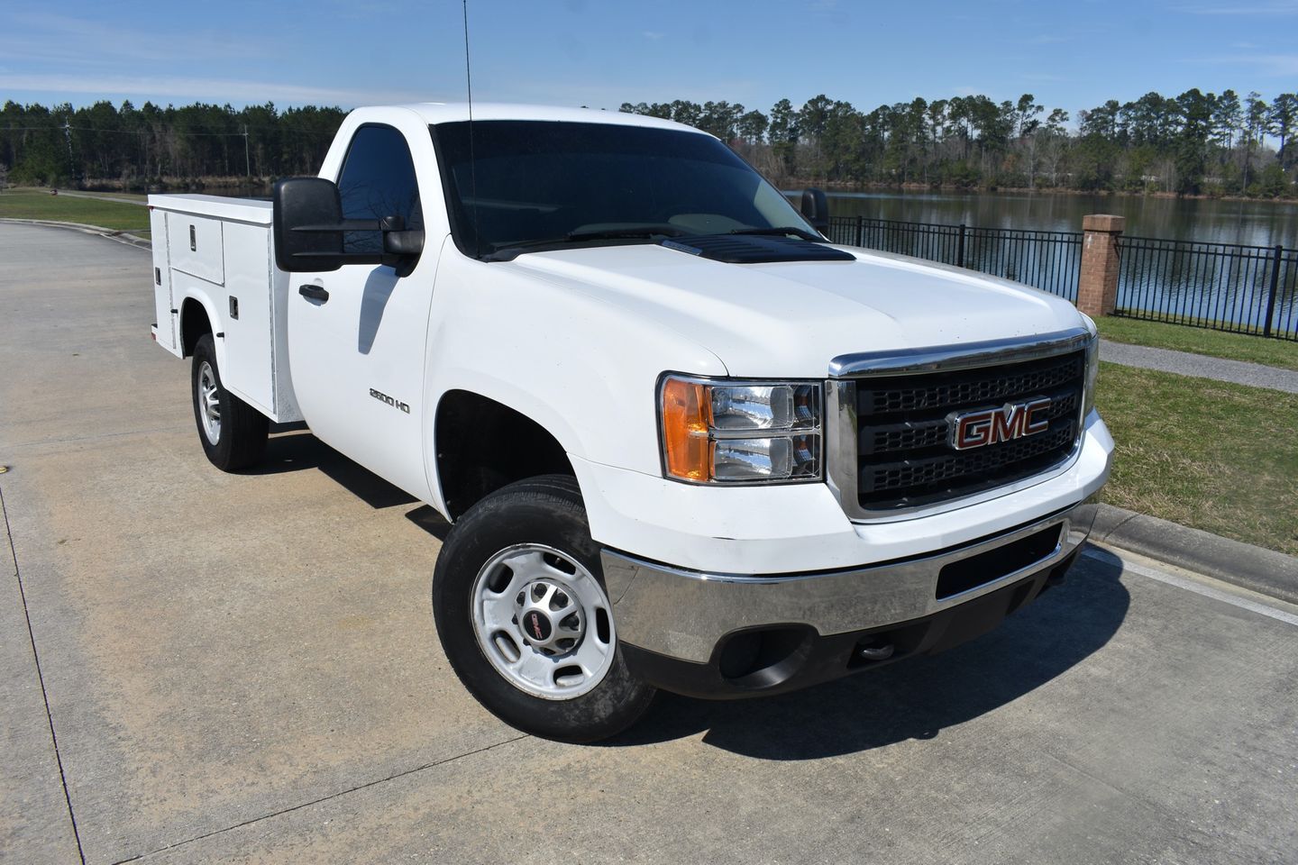 Owner 2012 GMC Sierra 2500HD Work Truck 239689 Miles White Pickup Truck 8 Automatic