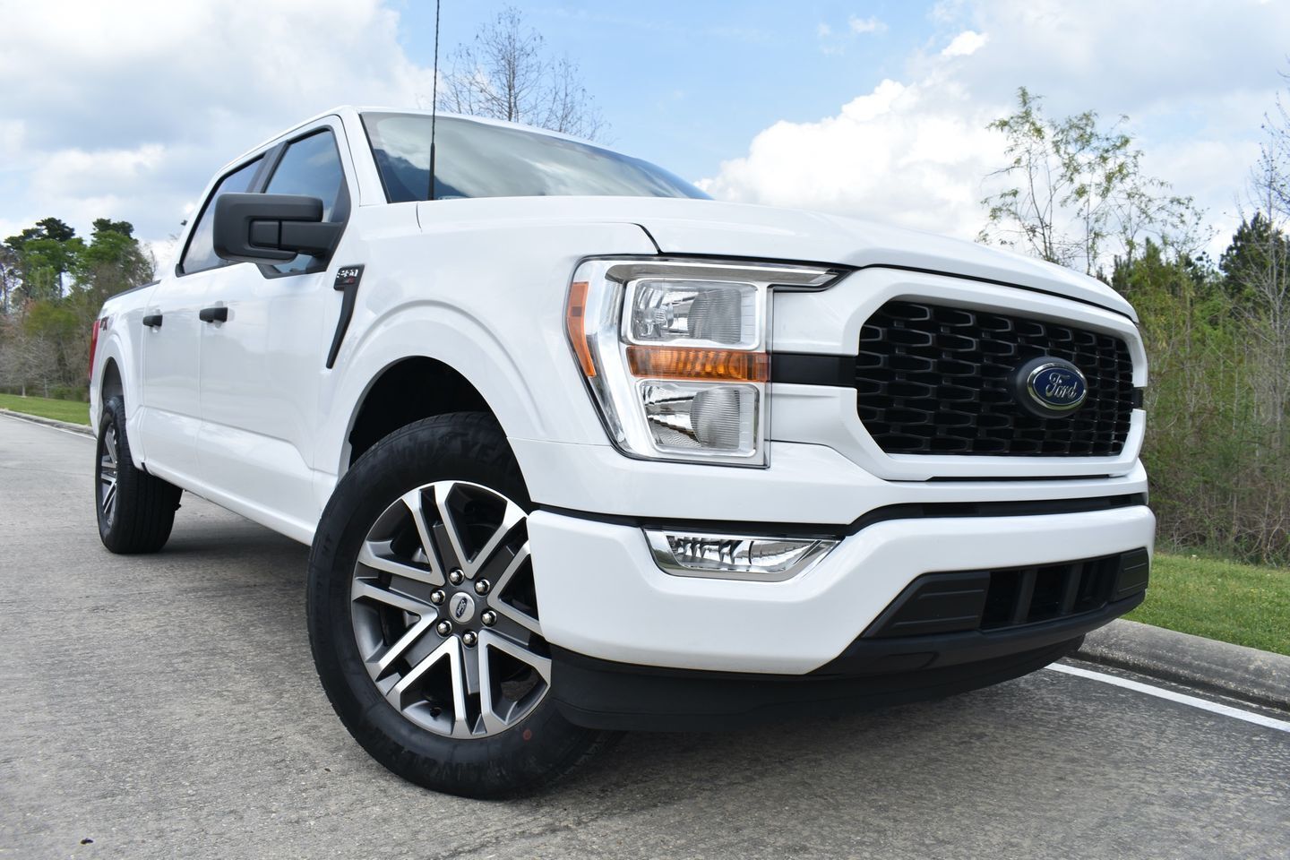 2022 Ford F-150 XL 35192 Miles White Pickup Truck 6 Automatic