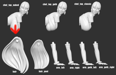 Artist Proof Model Kit Proxy For Chel Colombian Princess For Disney Fans 3DPrint