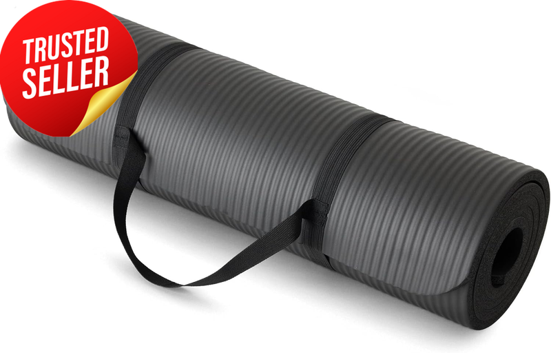 Yoga Mat 12.7mm Extra Thick Exercise Carrying Strap