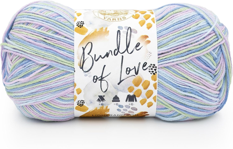 Bundle of Love Multicolor Yarn for Knitting and Crochet, 1 Pack, Baby Sprinkle