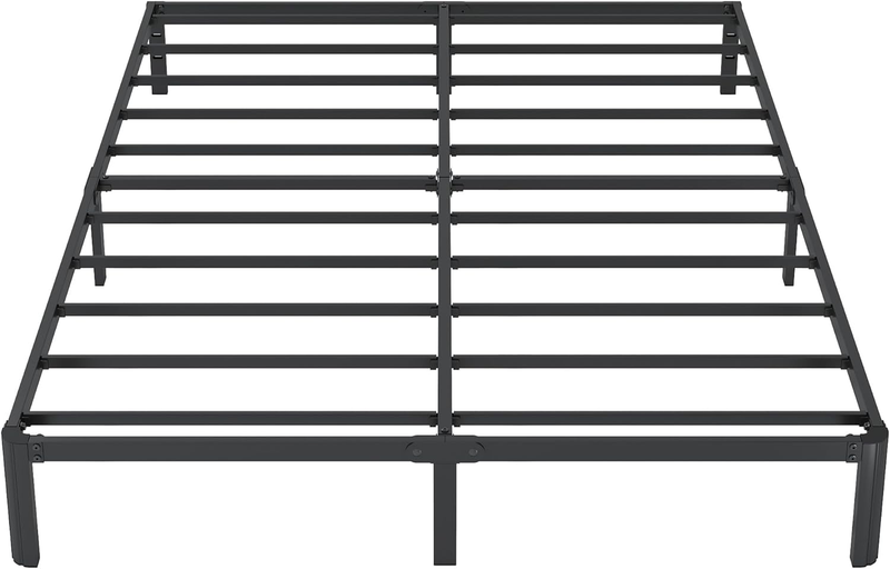 12 Inch Full Metal Bed Frame with Headboard,Platform Bed with round Corner Legs,