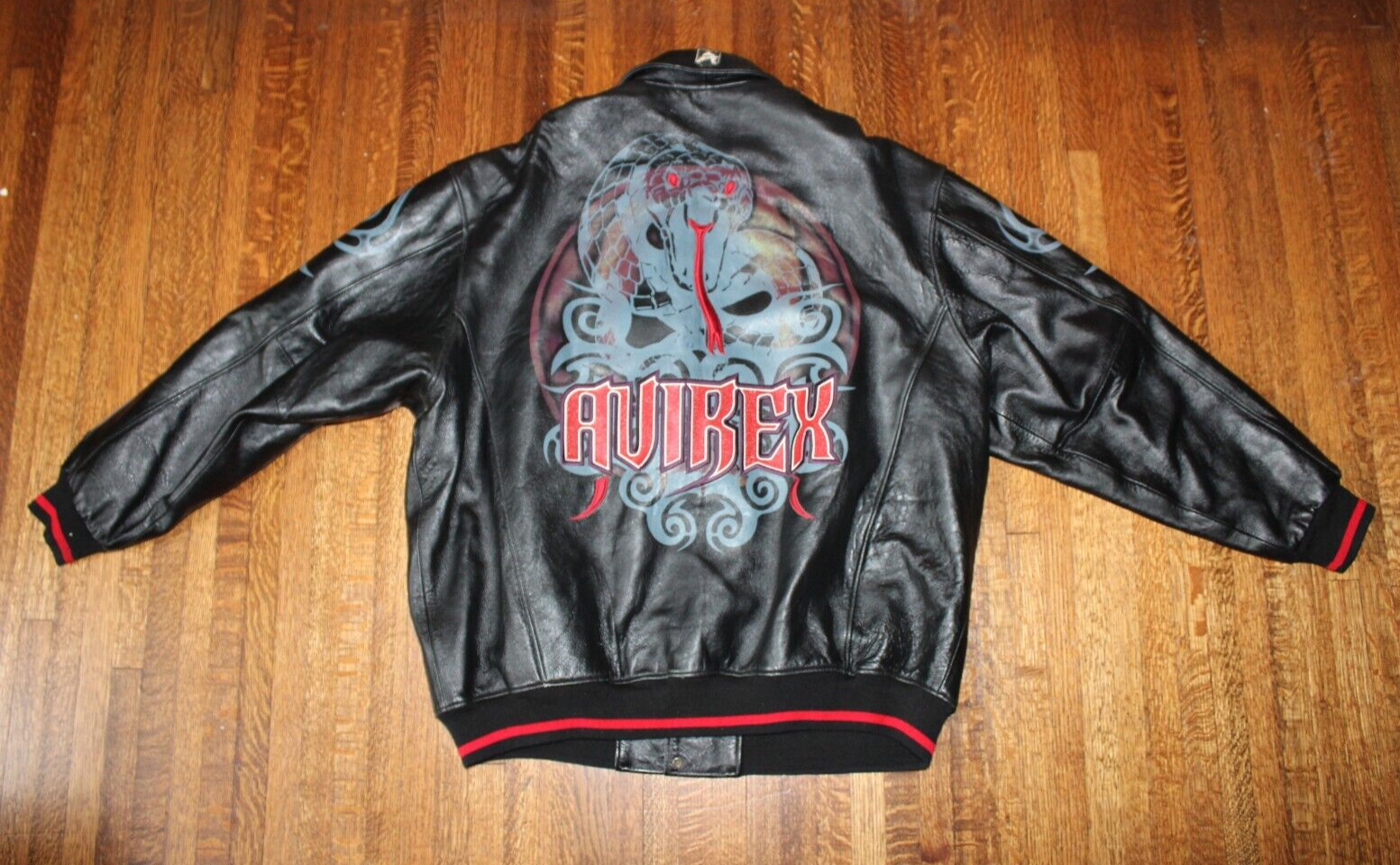 VTG RARE! AVIREX 'COBRA' Snake Japanese Leather Jacket VTG RARE! AVIREX 'COBRA' Snake Japanese Leather Jacket
