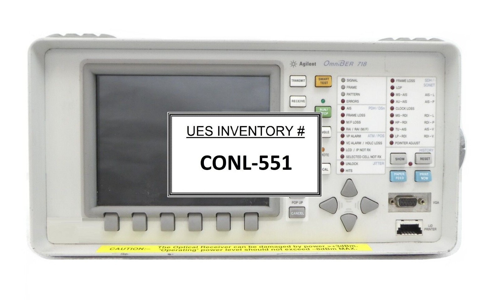 Agilent 37718A OmniBER 718 Communications Performance Agilent 37718A OmniBER 718 Communications Performance