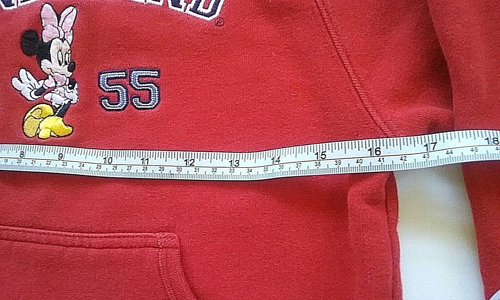 Disney Park Resort Red Minnie Mouse Sweatshirt Kids Size small* SHIPS FREE