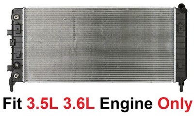 RADIATOR 2827 Fits 2006-2011 CHEVROLET IMPALA 3.5L 3.6L ENGINE ONLY