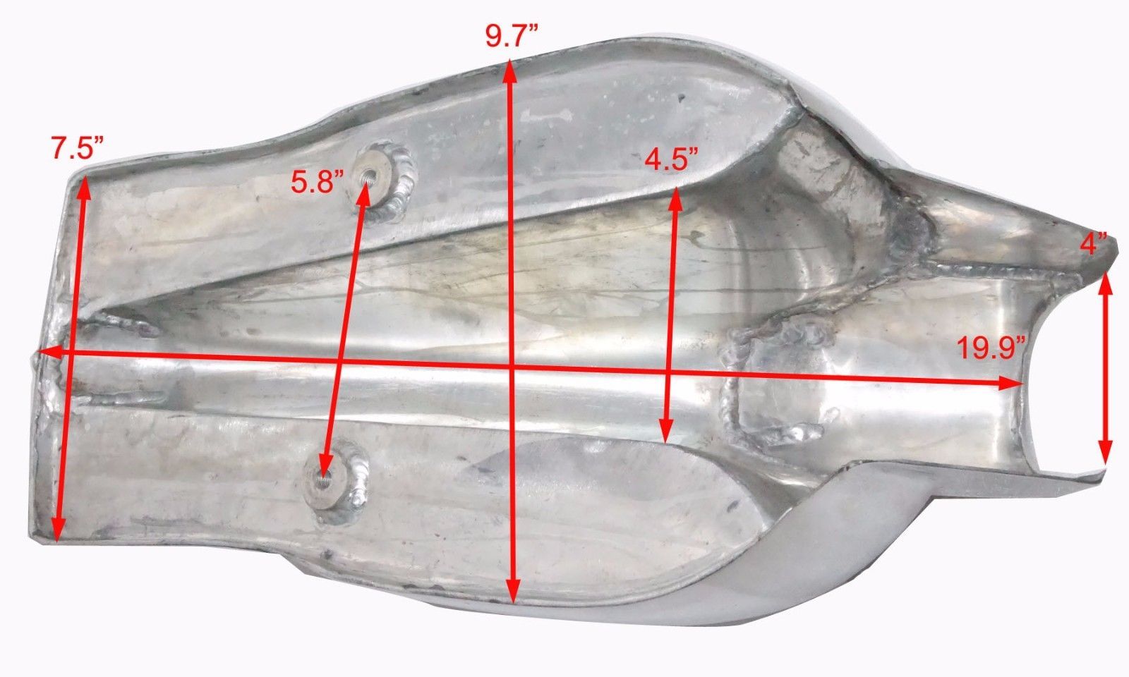 Serbatoia Benzina Fuel Tank With Monza Cap Aluminium Standard Std For Ducati 