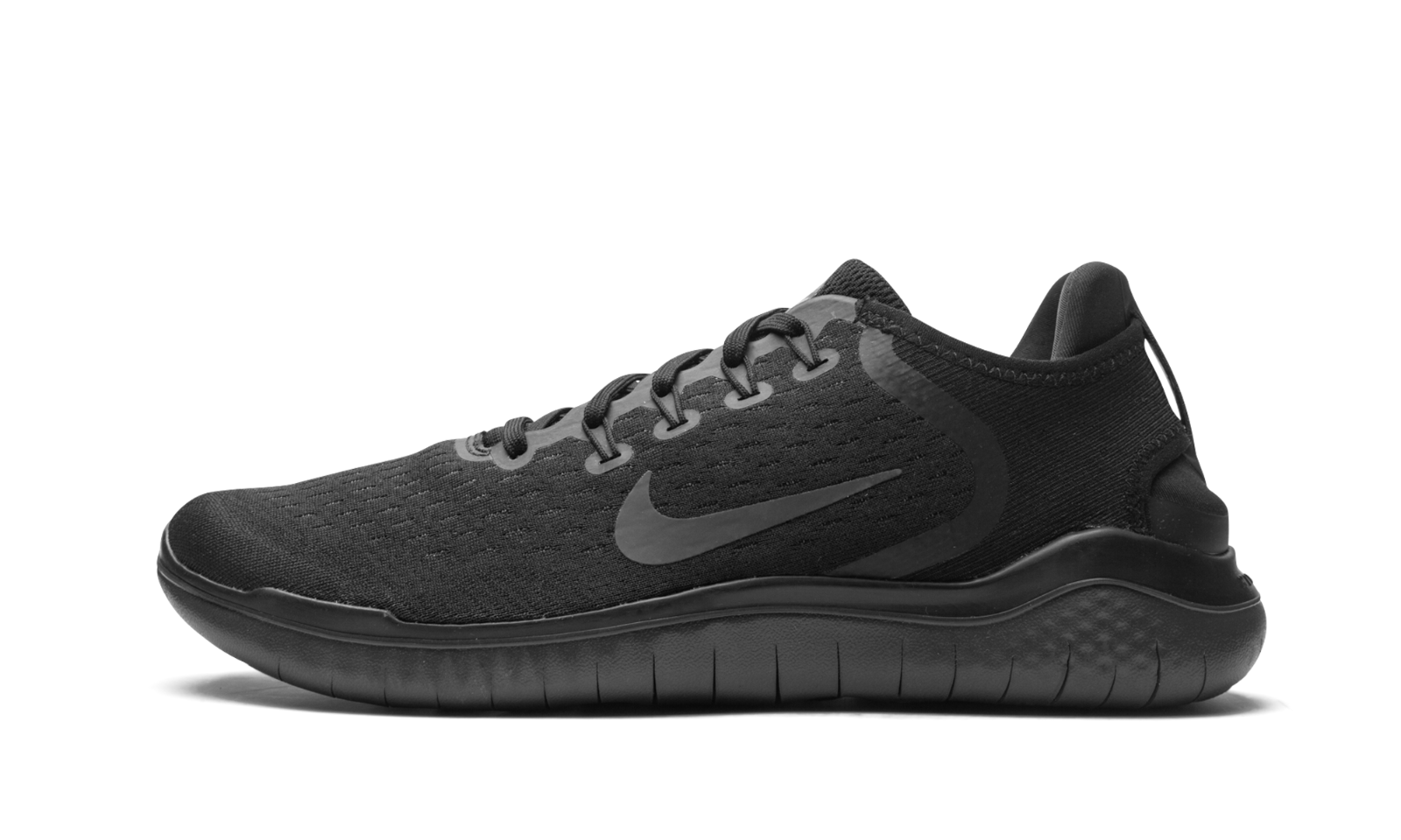 NIKE FREE RUN＋3 Nike Men's Free Run 2018 Black/Anthracite Running Shoes