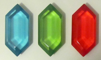 The Legend of Zelda : Blue Rupee with Display Stand