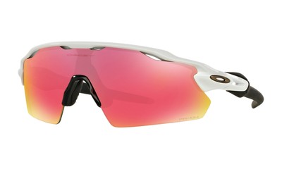 Oakley Radar EV Pitch  Sunglasses Polished White Frame Prizm Baseball Lens