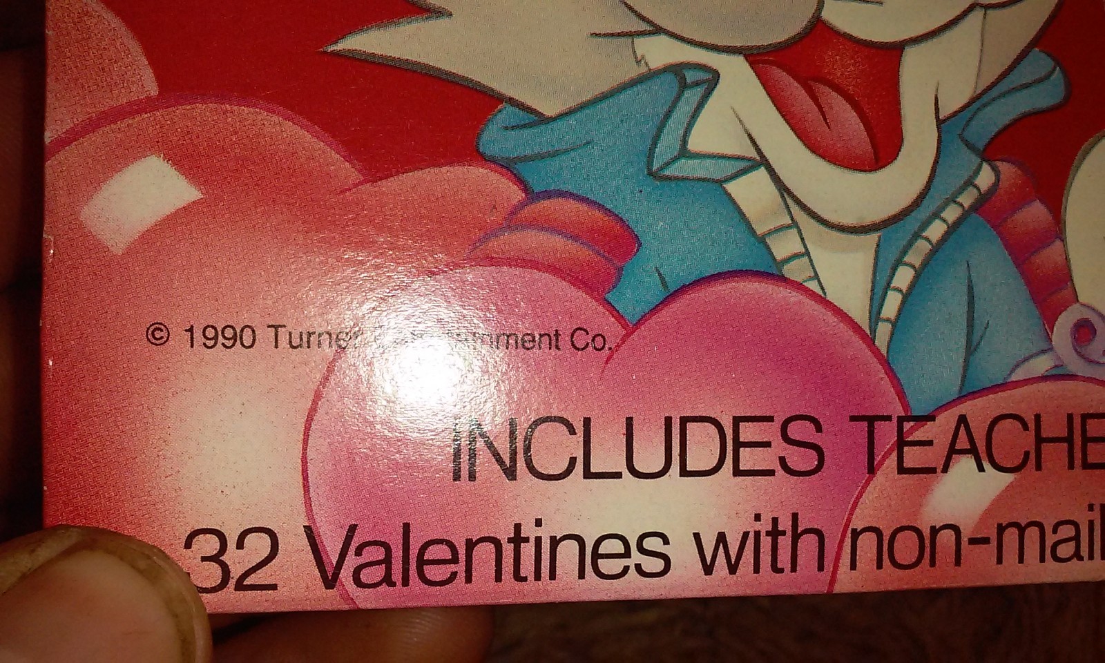 Vintage TOM & JERRY Valentine Cards (1990) 32 Valentines! Cleo Turner Entertain
