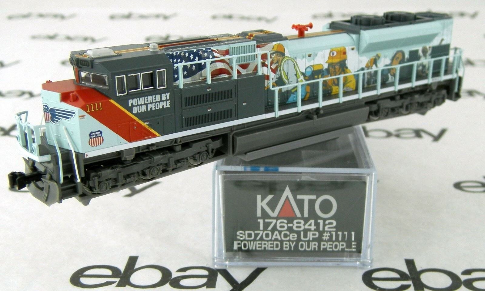 鉄道模型 KATO EMD GE U50 UNION PACIFIC #32 Kato 176-7618 - EMD SD 70M DC Silent Union Pacific (UP) 4444