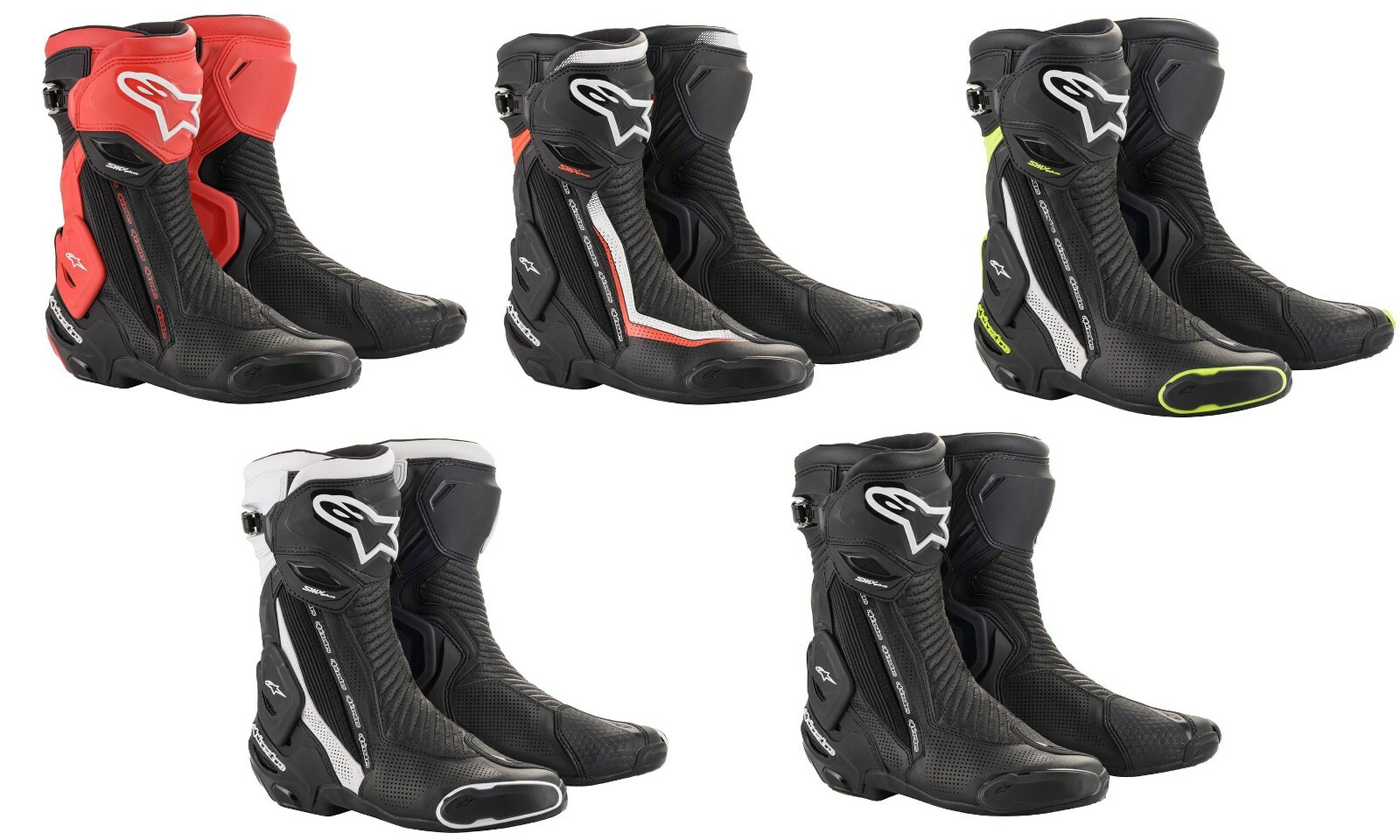 2020 Alpinestars SMX Plus V2 Track Motorcycle Vented Boots