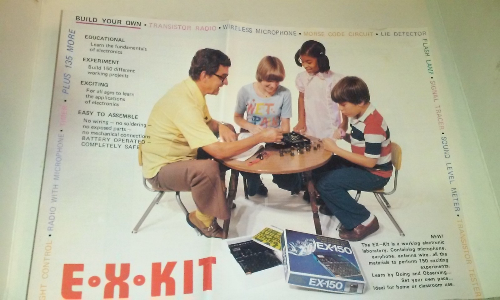 Vintage E-X-150 Electronic Erector Kit Educational Projects in box UNTESTED