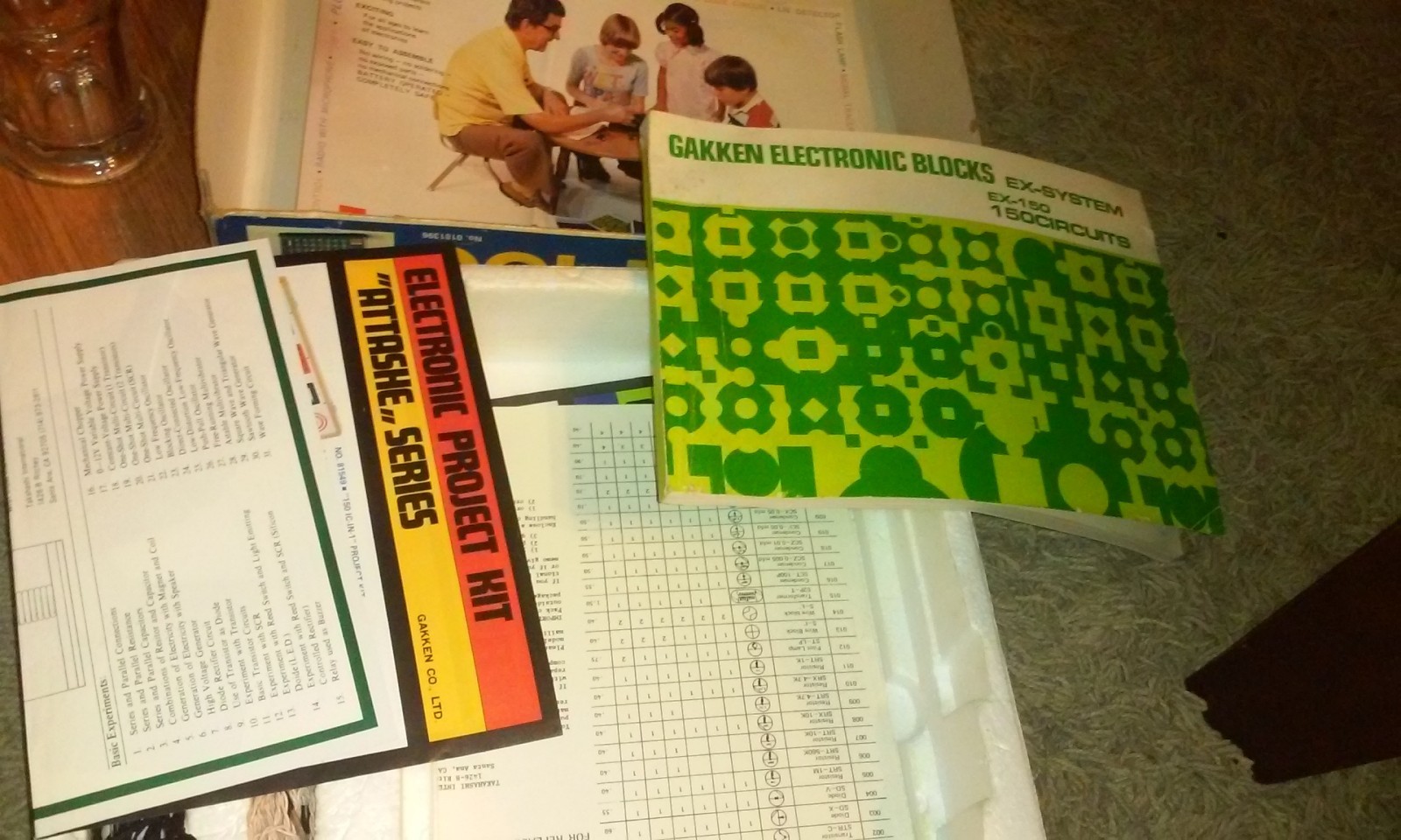Vintage E-X-150 Electronic Erector Kit Educational Projects in box UNTESTED