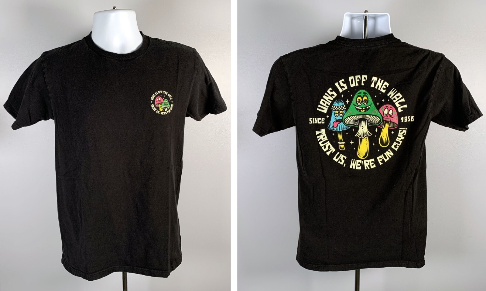 【おすすめアイテム】Vans Script Logo Mushroom T-Shirt Vans Shroomy Experience White T-Shirt at CoolSprings