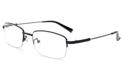 Blue Ray Block Reading Glasses Progressive Reader Trifocal Titanium Frame UV100%