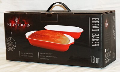 BRAND NEW ~ Artisan Bread Baker Hell's Kitchen Gordon Ramsey 1.3 Quart Stoneware