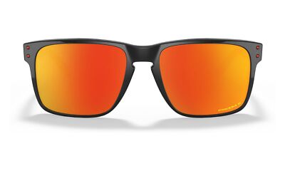 Pre-owned Oakley Holbrook Xl Sunglasses, Black Ink Frame, Prizm Ruby Polarized Lens In Red