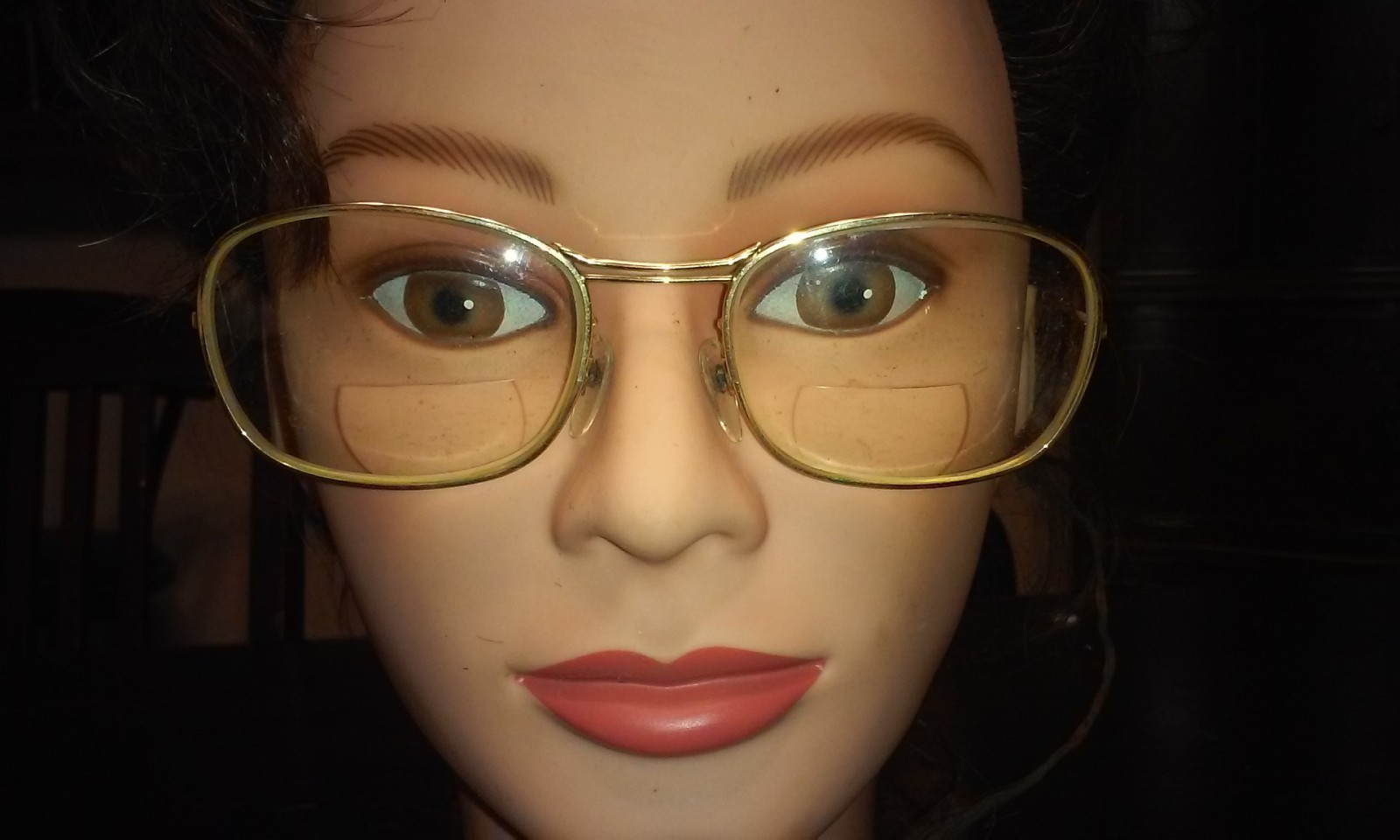 Vintage Eyeglasses ESSEL Frame France  DC5219 Gold Color Mid Century