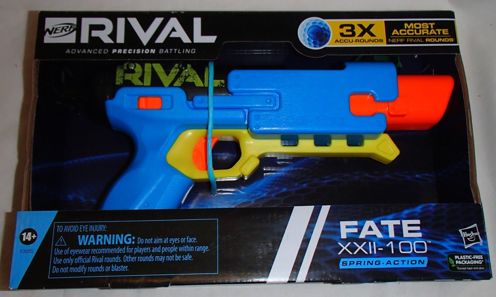[SALE] NERF RIVALエアガン3種セット Nerf Rival Fate XXII-100 Spring-Action Gun 3X Accu-Rounds | eBay