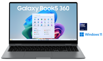 Samsung Galaxy Book5 Pro 360 Core Ultra7 256V 512GB/16GB grau (2025) - TOP